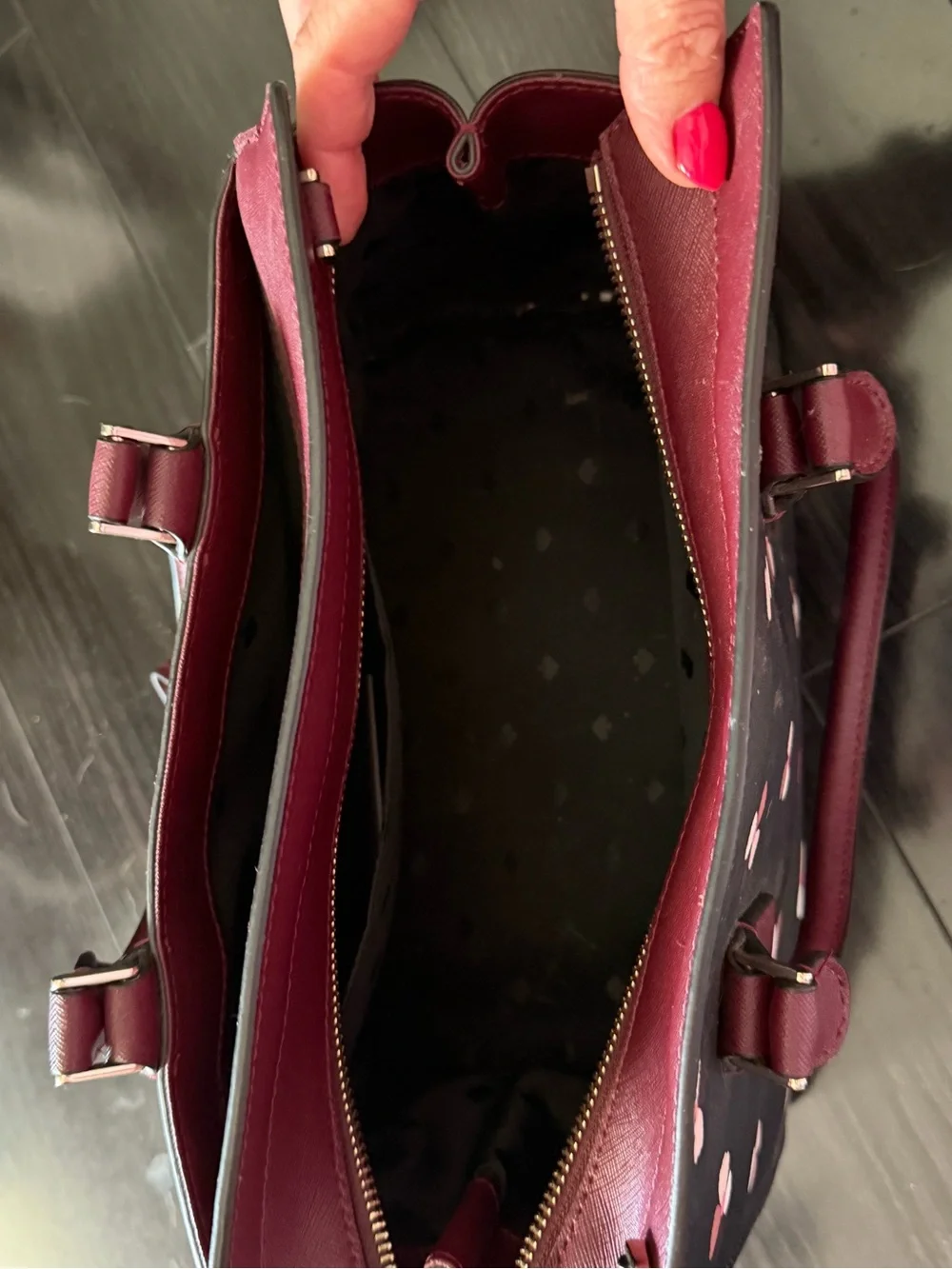 Kate Spade Cameron Dusk Buds Ditsy Medium Satchel WKRU6373 Floral Crossbody